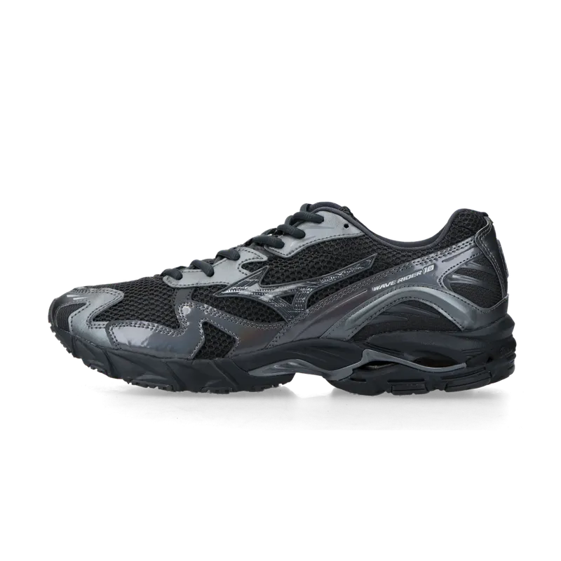 Mizuno Wave Rider 10 sport (black sand / black sand / metallic gray) – D1GA243108 | D1GA243108