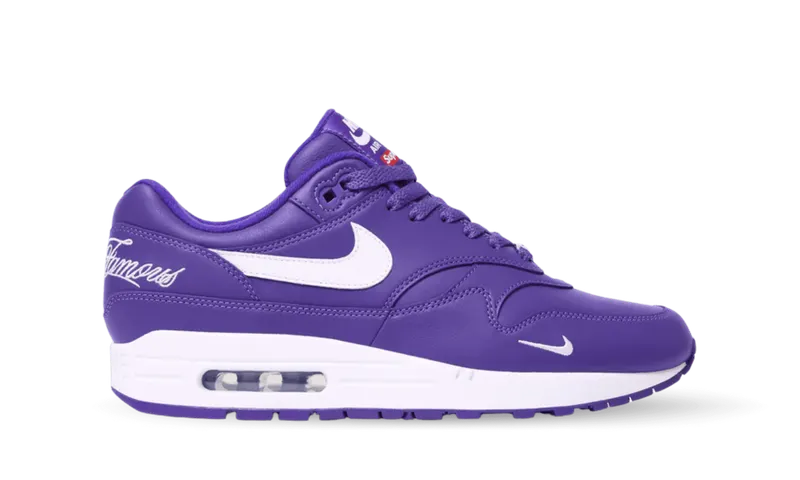 Nike Air Max 1 ’87 SP Supreme “Varsity Purple/White/Varsity Purple” | HF8813-500