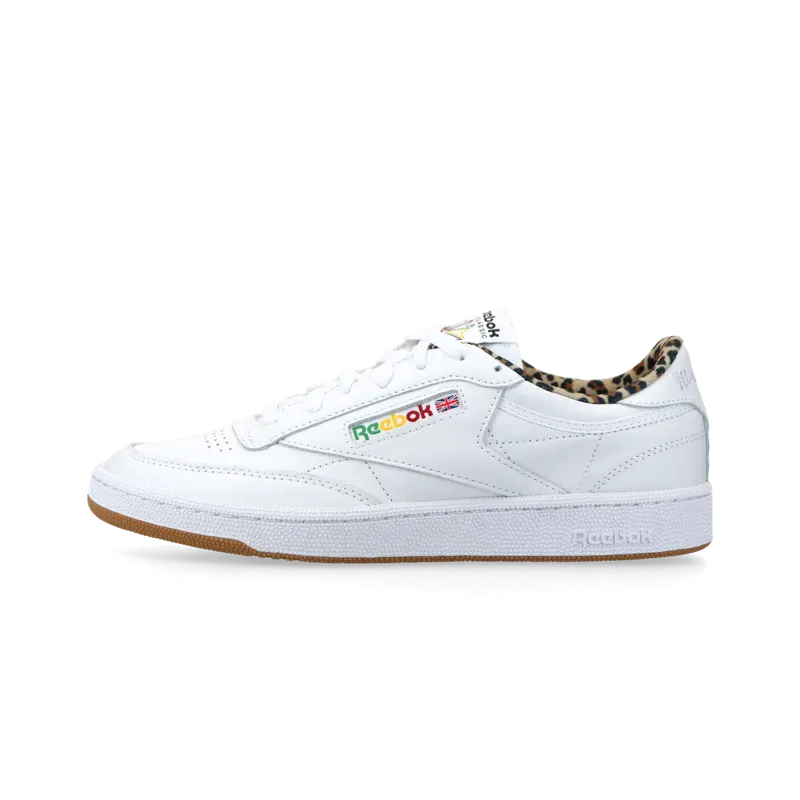Reebok x Wacko Maria Club C 85 Vintage (ftwrwhite / leopard / gum) – RMIA04HC99LEA0080161 | RMIA04HC99LEA0080161