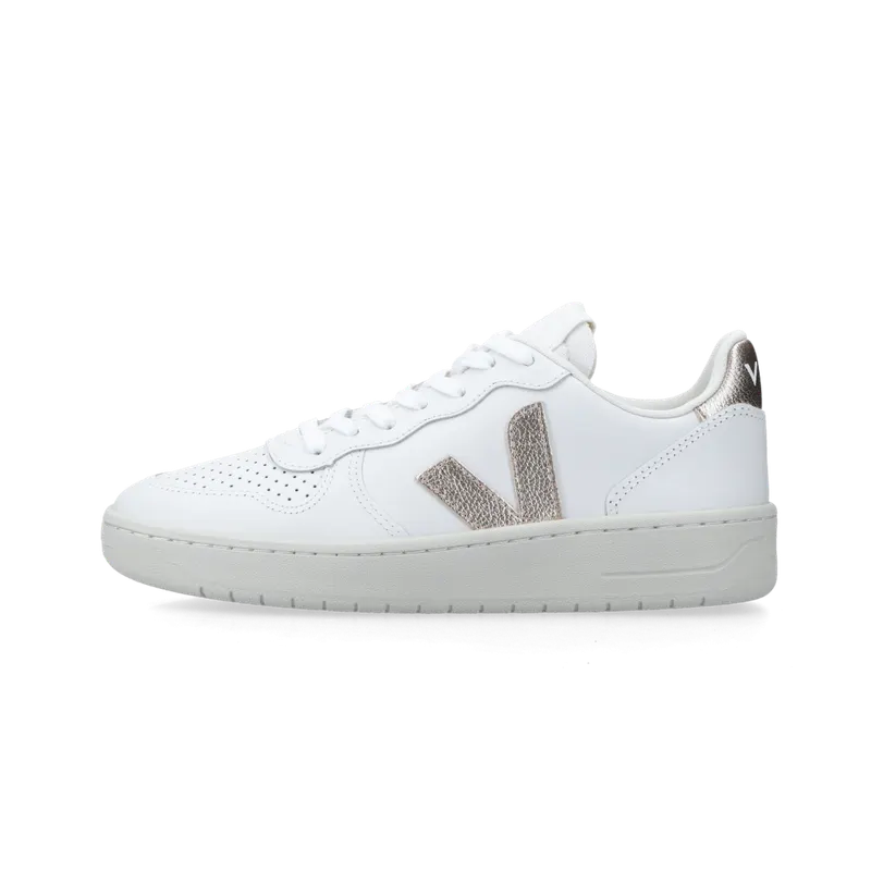 VEJA V-10 Prime Leather (weiß / gold) – VI0220737 | VI0220737