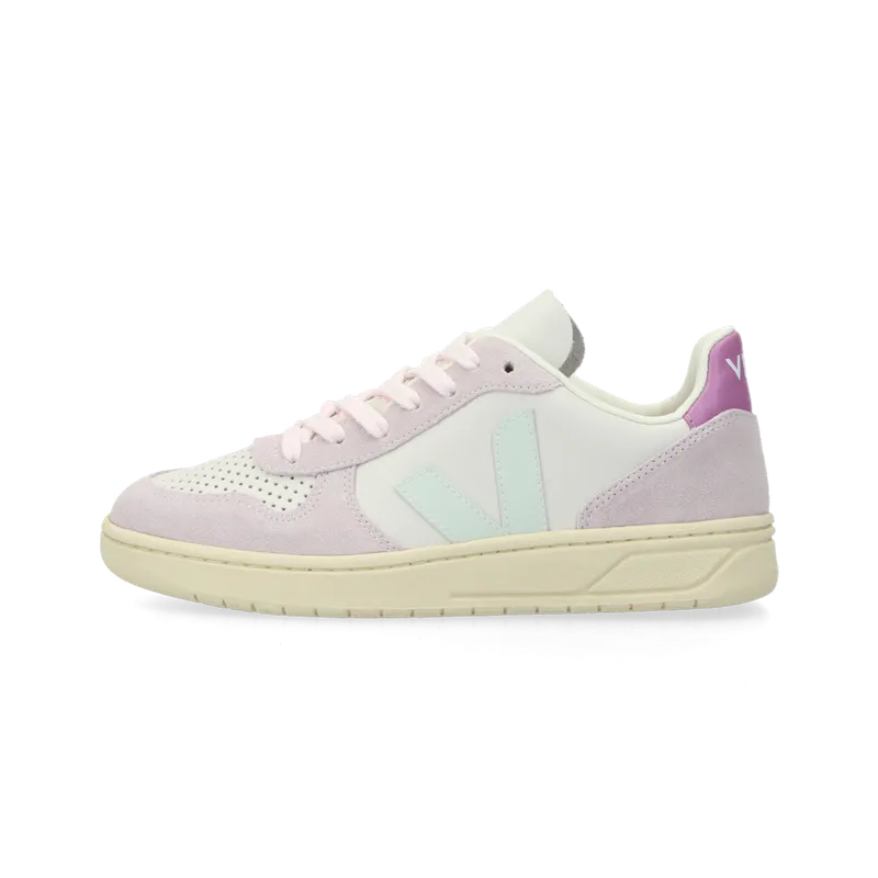 VEJA V-10 Leather (gravel / menthol / parme) – VX0203476 | VX0203476