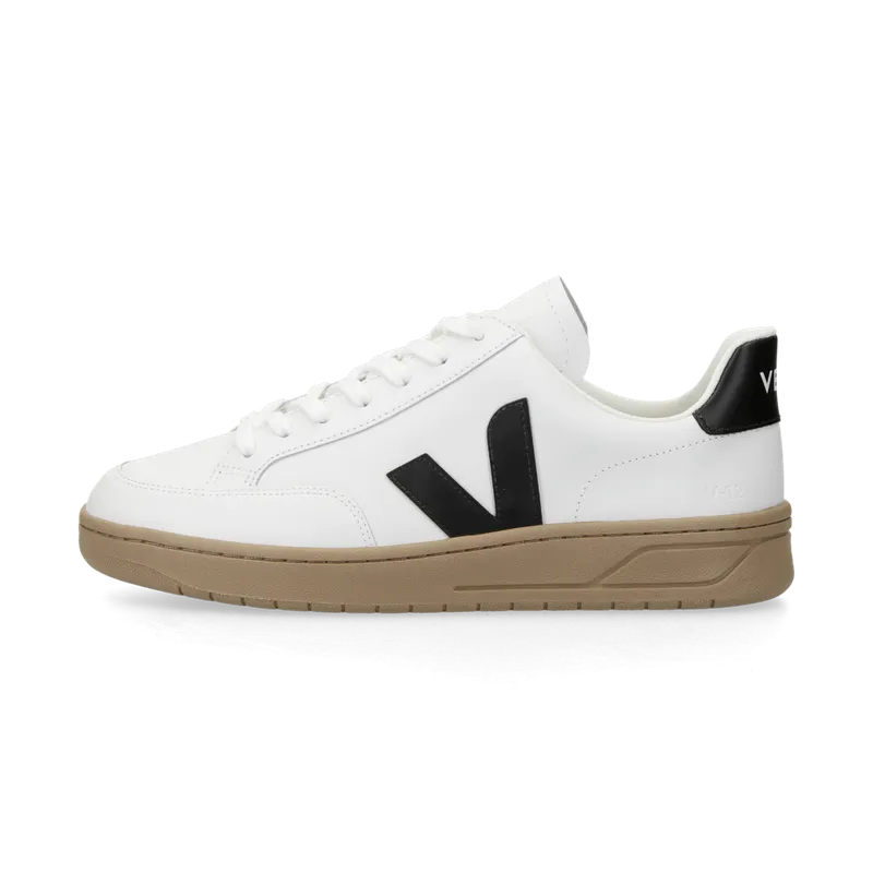 VEJA V-12 Leather (extra white / black / dune) – XD0203640 | XD0203640