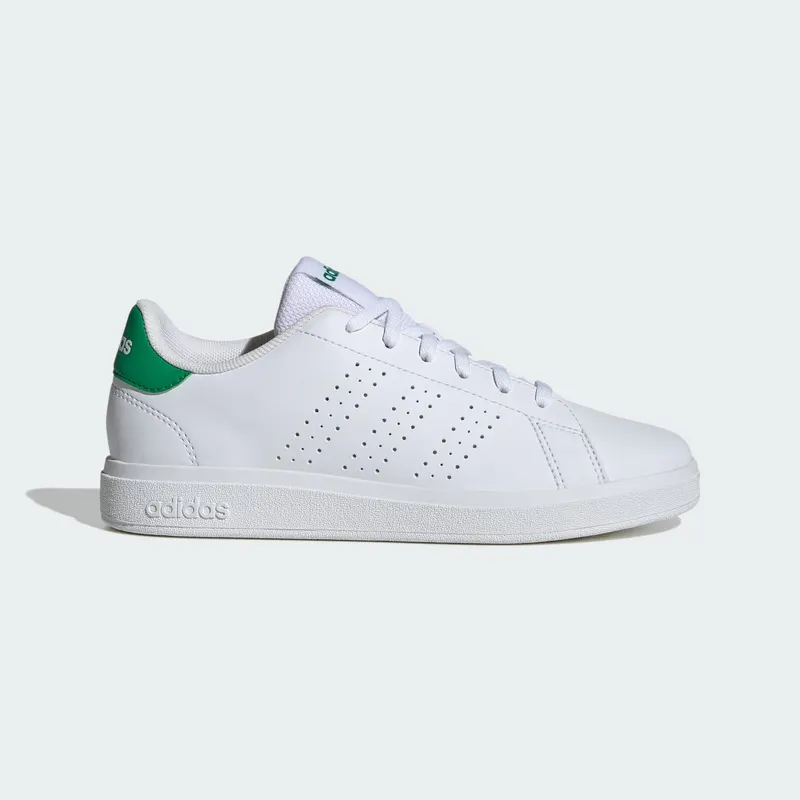 Adidas Advantage Base 2.0 Kids Cloud White / Cloud White / Green | ID3889