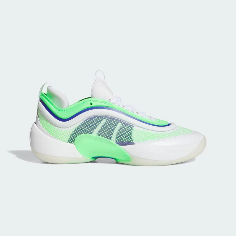 Adidas D.O.N. Issue 6 Cloud White / Screaming Green / Lucid Blue | JQ2249