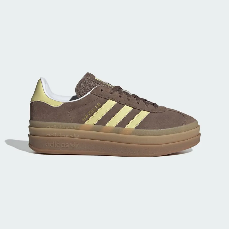 Adidas Gazelle Bold Earth Strata / Powder Yellow / Cloud White | JI2697