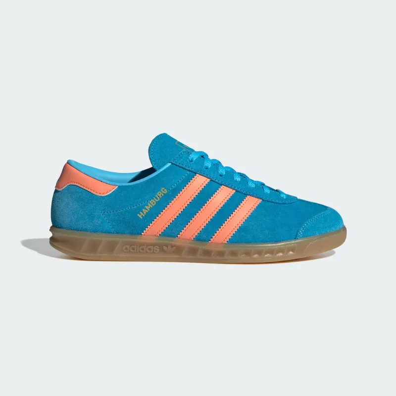 Adidas Hamburg Sky Rush / Semi Coral / Gold Metallic “Sky Rush/Coral/Gold Metallic” | JS0682