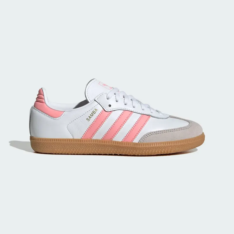 Adidas Samba OG Kids Cloud White / Semi Pink Spark / Gum | JP5480