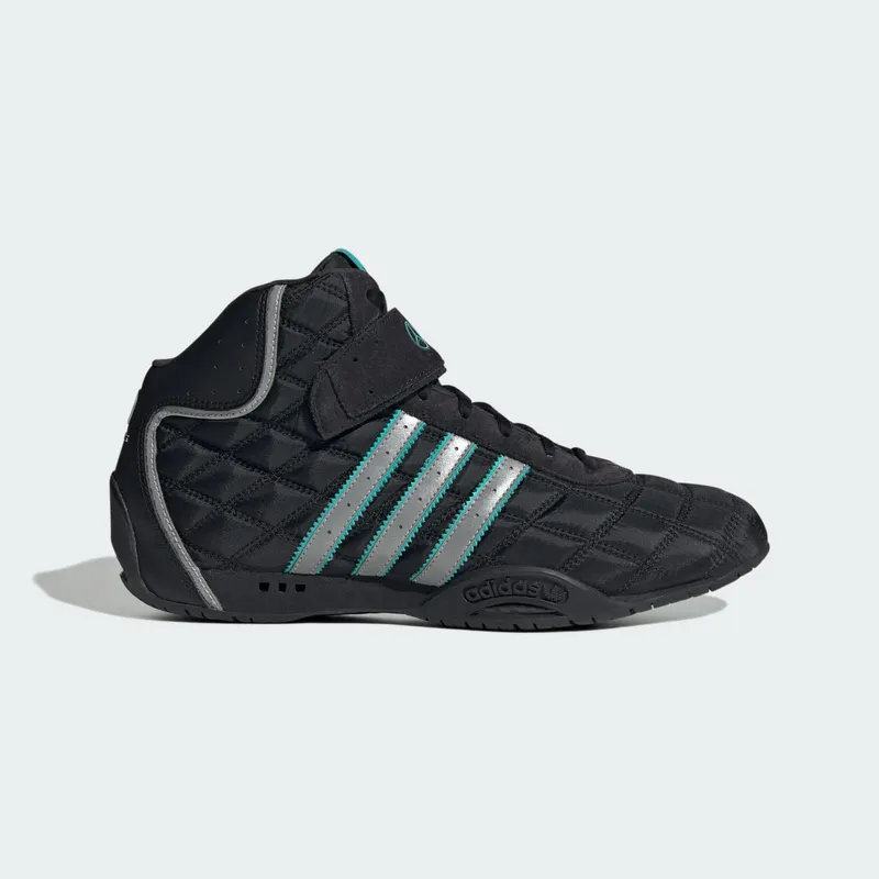 Adidas ADIRACER HI MERCEDES AMG PETRONAS F1 TEAM SCHOENEN Core Black / Core Black / Silver Metallic | JR4547