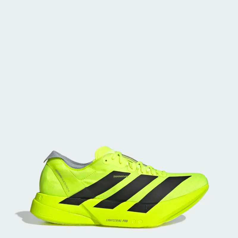 Adidas Adizero Adios Pro 4 Lucid Lemon / Core Black / Halo Silver | JR6364