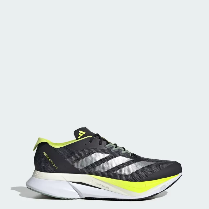Adidas Adizero Boston 12 Aurora Ink / Silver Metallic / Pulse Lime “Aurora Ink/Silver Metallic/Lime” | JI4477