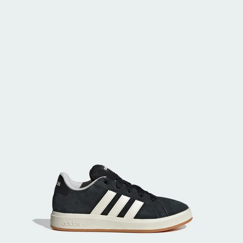 Adidas Grand Court 00s Kids Core Black / Off White / Gum | JH6178