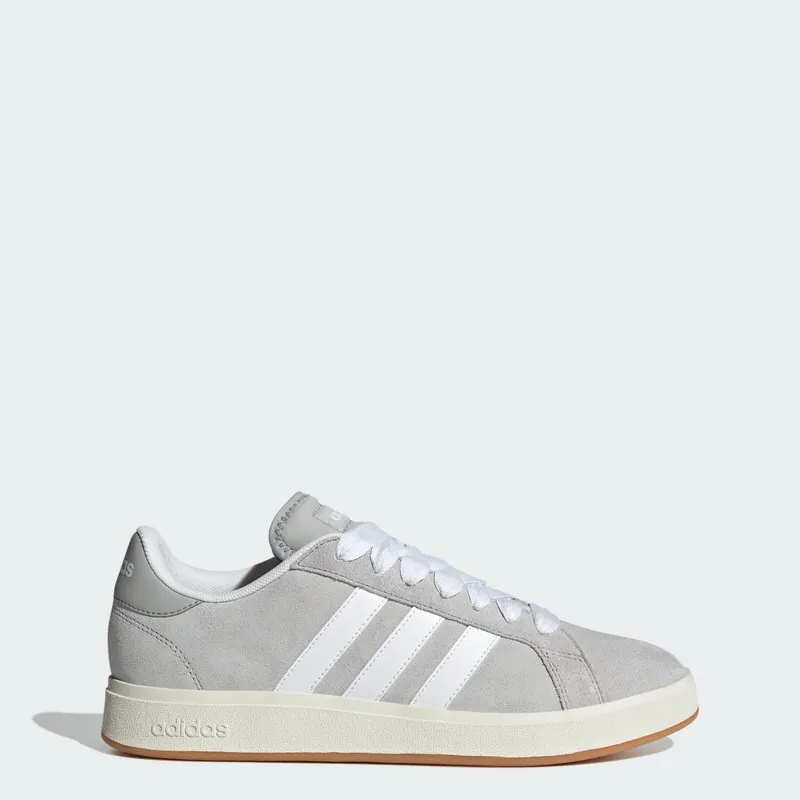 Adidas Grand Court Base 00s Grey Two / Cloud White / Gum | IH6185
