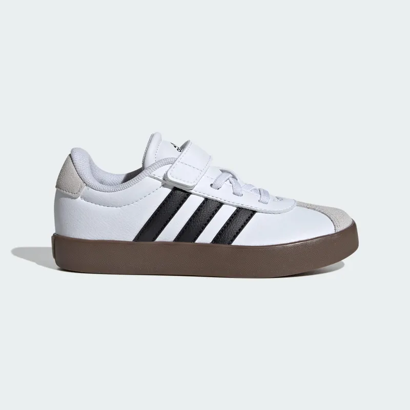 Adidas VL Court 3.0 Skateboardschoenen Kids Cloud White / Core Black / Grey One | ID9155