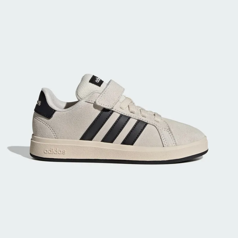 Adidas Grand Court 00s Kids Wonder White / Core Black / Wonder White | JR5568