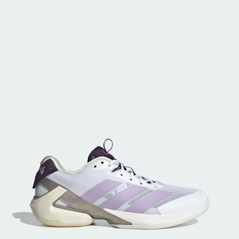 Adidas Adizero Ubersonic 5 Tennisschoenen Cloud White / Powder Plum / Aurora Plum | JQ6351