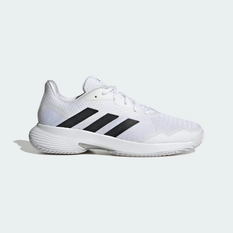 Adidas CourtJam Control Tennisschoenen Cloud White / Core Black / Matte Silver | ID1538