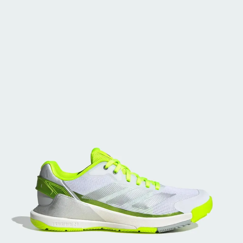 Adidas Crazyquick Lightstrike Padelschoenen Lucid Lemon / Silver Metallic / Wonder Silver | JR9325