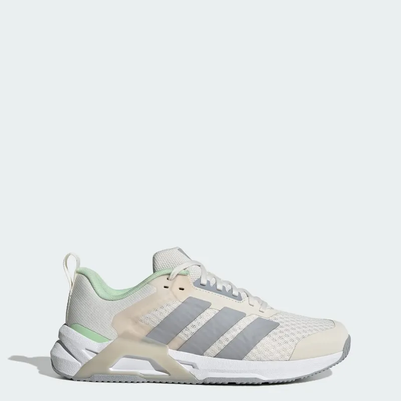 Adidas Dropset Control Trainingsschoenen Chalk White / Halo Silver / Lime Burst | JS3123