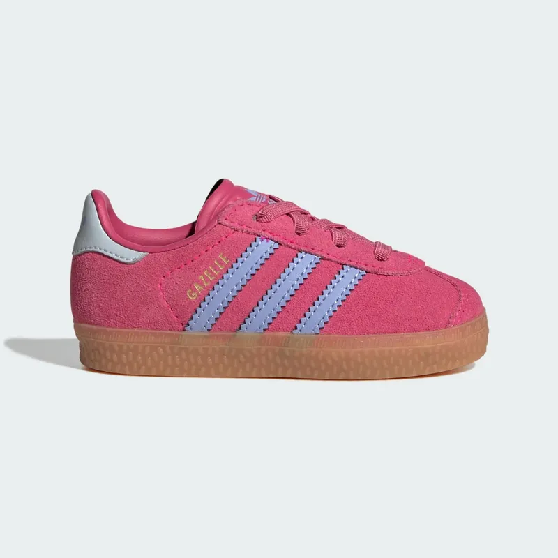 Adidas Gazelle Comfort Closure met Elastische Veters Kids Shock Pink / Blue Spark / Halo Blue | JR5938