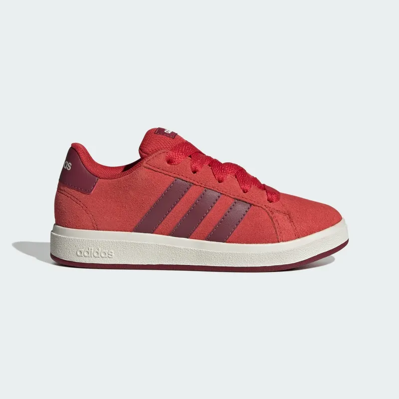 Adidas Grand Court 00s Kids Red / Cloud White / Core Black | JQ5654