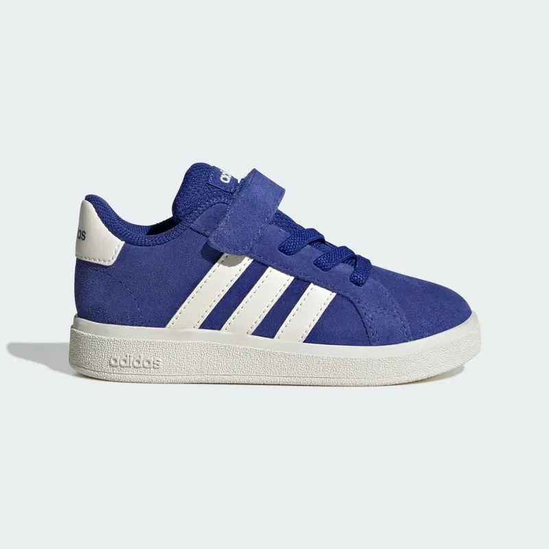 Adidas Grand Court 2.0 Sneakers Kids Semi Lucid Blue / Off White / Core Black | JR0780