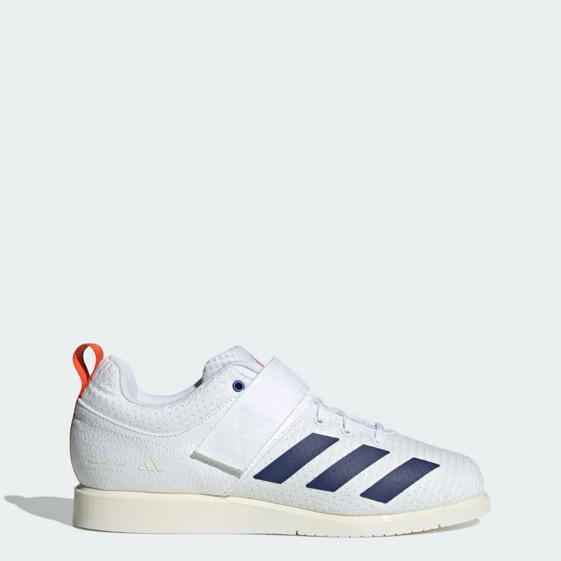 Adidas Powerlift 5 Weightlifting Cloud White / Dark Blue / Royal Blue | JP9878