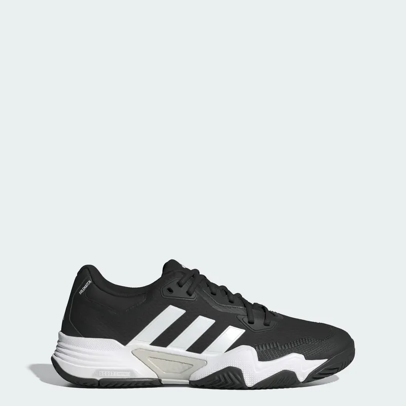 Adidas Solematch Control 2 Tennisschoenen Core Black / Cloud White / Silver Metallic | IF9112