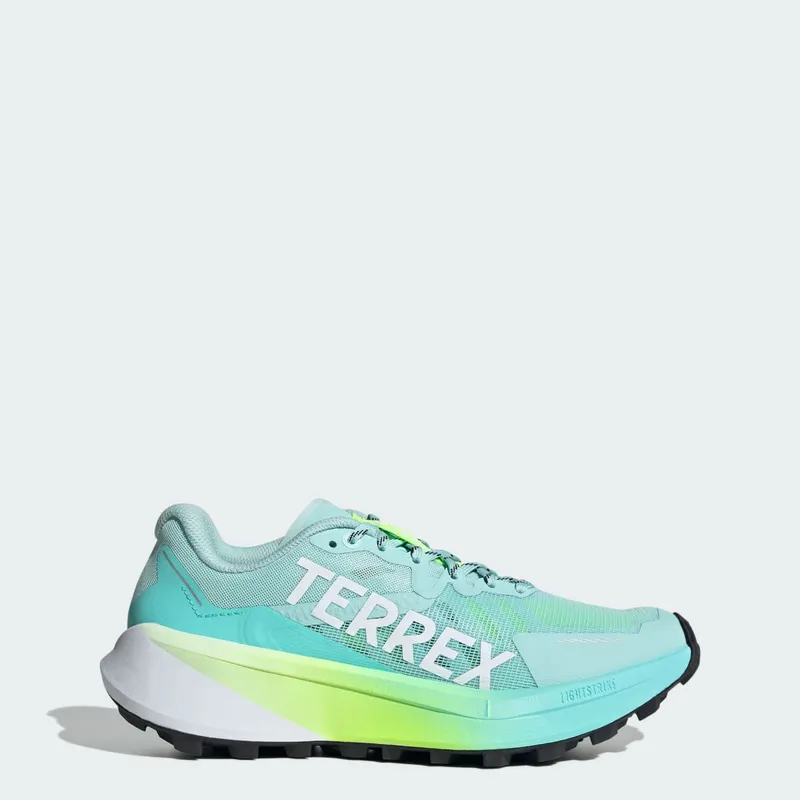Adidas Terrex Agravic 3 Trail Running Semi Flash Aqua / Cloud White / Lucid Lemon | JR5250