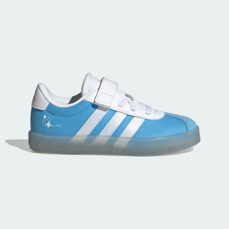 Adidas VL Court 3.0 Kids Semi Blue Burst / Cloud White / Lucid Pink | JR4901