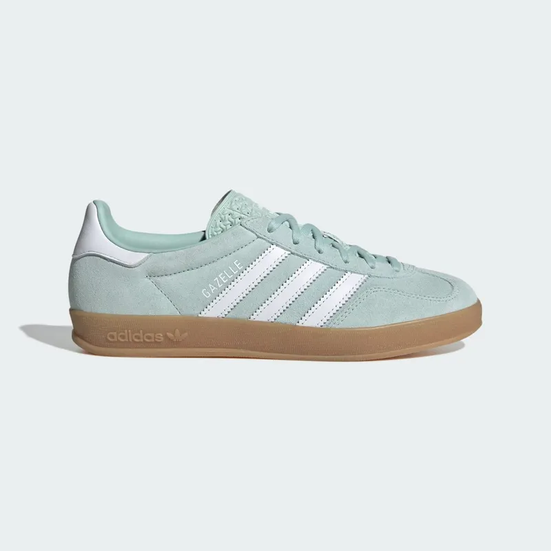 Adidas Gazelle Indoor Ash Green / Cloud White / Gum | JS1396