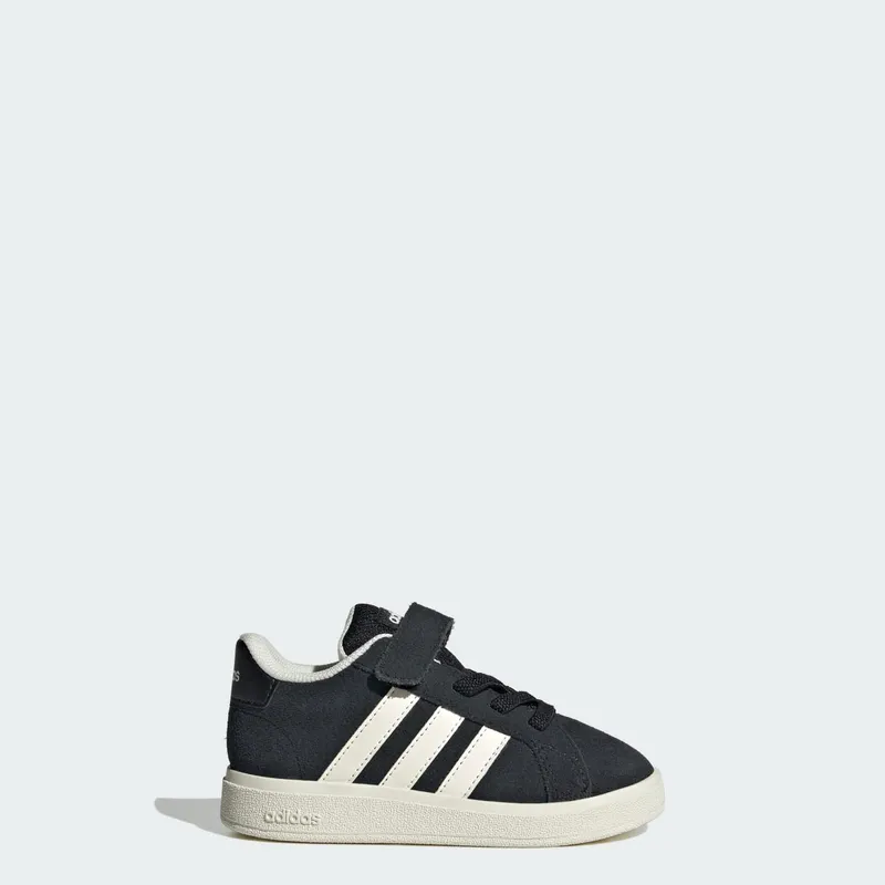 Adidas Grand Court 2.0 Sneakers Kids Core Black / Off White / Cloud White | JR0779