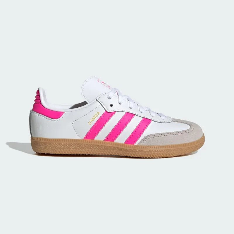 Adidas Samba OG Kids Cloud White / Lucid Pink / Gum | JQ2827