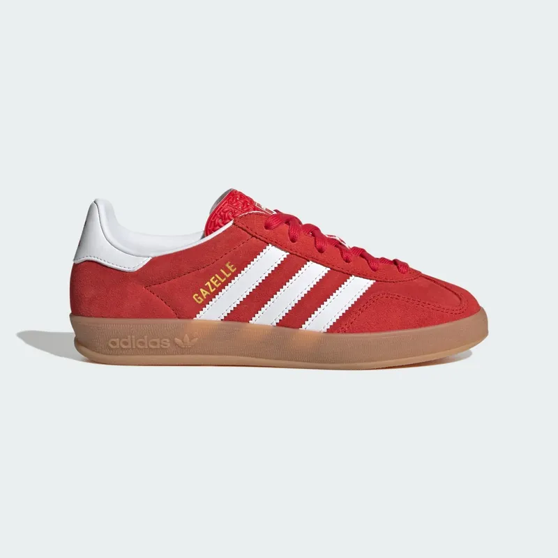 Adidas Gazelle Indoor Kids Better Scarlet / Cloud White / Gum | JS3801