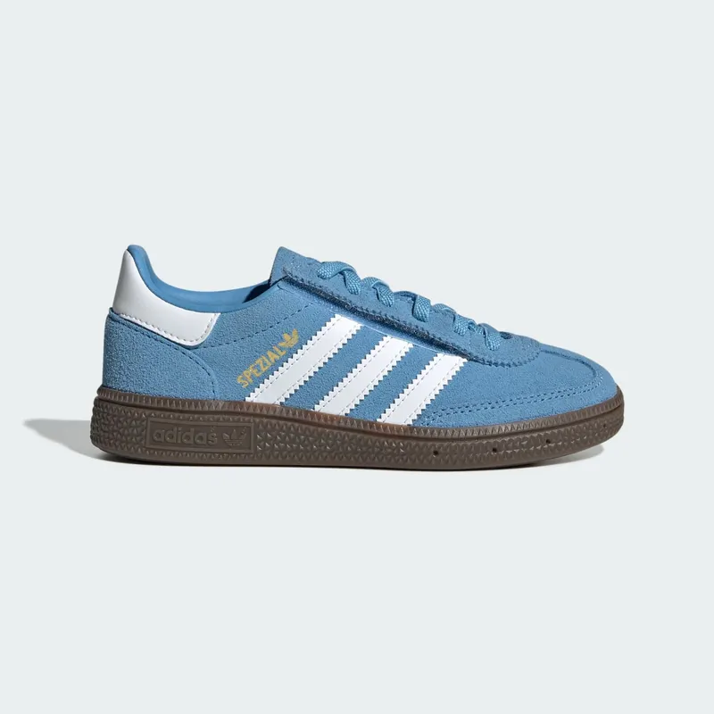 Adidas Handball Spezial Comfort Closure Elastic Lace Kids Light Blue / Cloud White / Gum | JQ6381