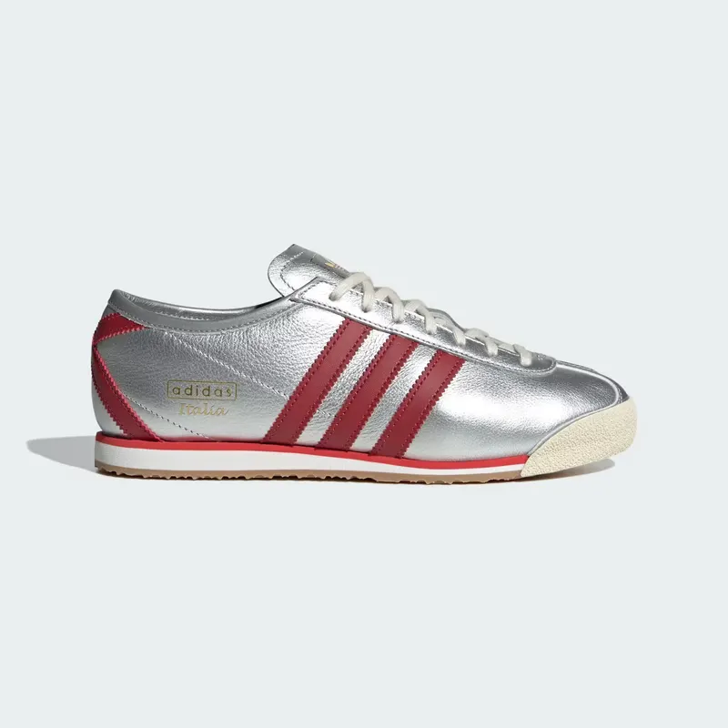 Adidas Italia 70s Silver Metallic / Team Victory Red / Gold Metallic | JQ6964