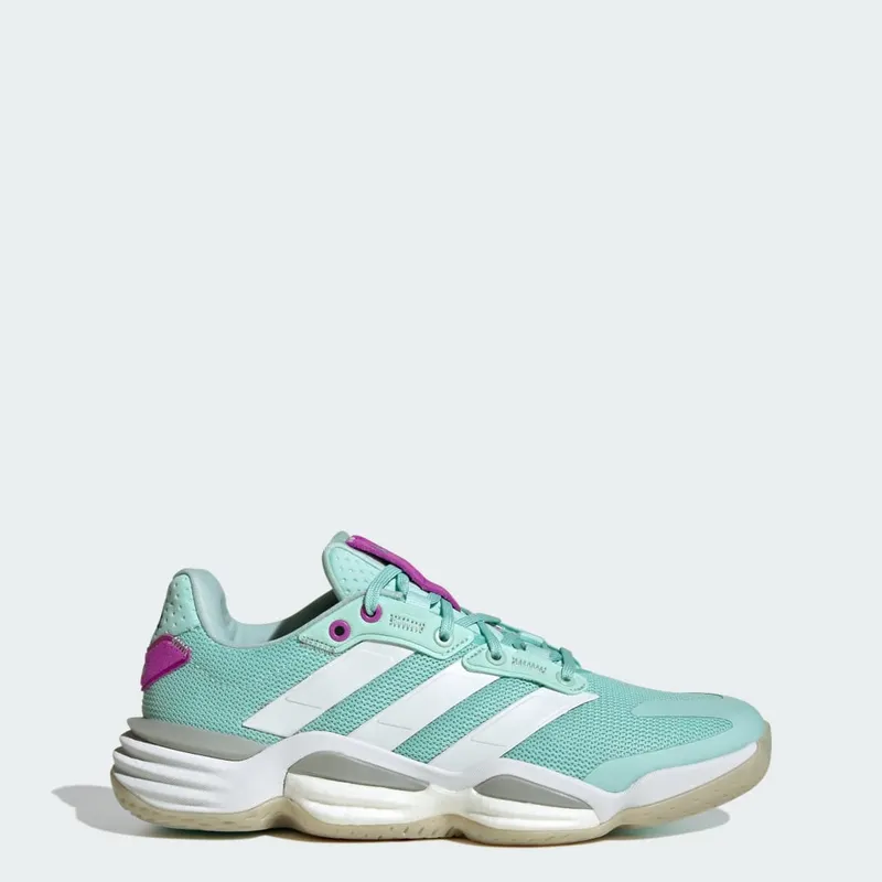 Adidas Stabil 16 Indoor Semi Flash Aqua / Cloud White / Purple Burst | IE3586