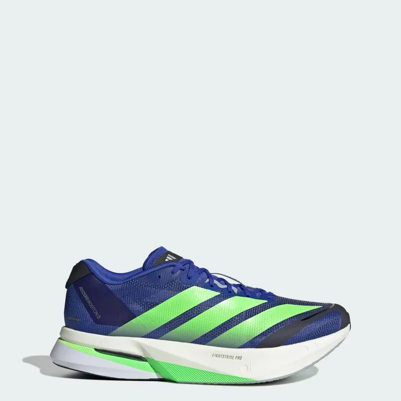 Adidas Adizero Boston 13 Lucid Blue / Lime Burst / Core Black | JS4944