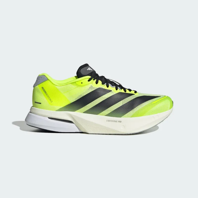 Adidas Adizero Boston 13 Lucid Lemon / Core Black / Halo Silver | JS4933