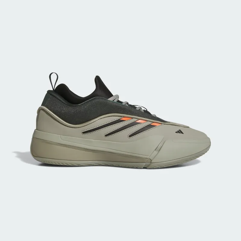 Adidas Dame 9 Low Sportschoenen Silver Pebble / Legend Ivy / Impact Orange | JI1939