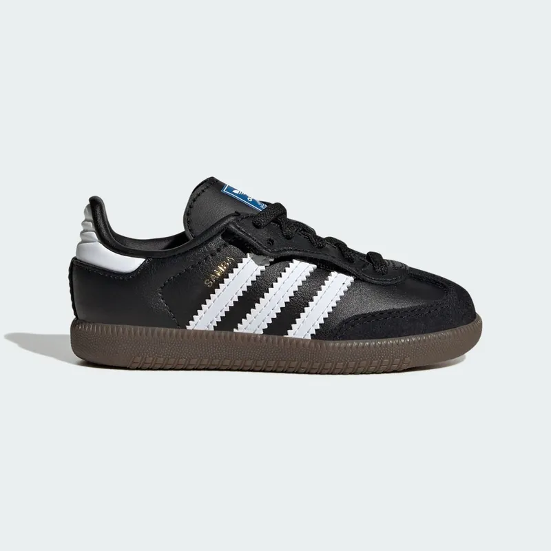 Adidas Samba OG Comfort Close Elastic Lace Kids Cloud White / Core Black / Gum | JQ3192