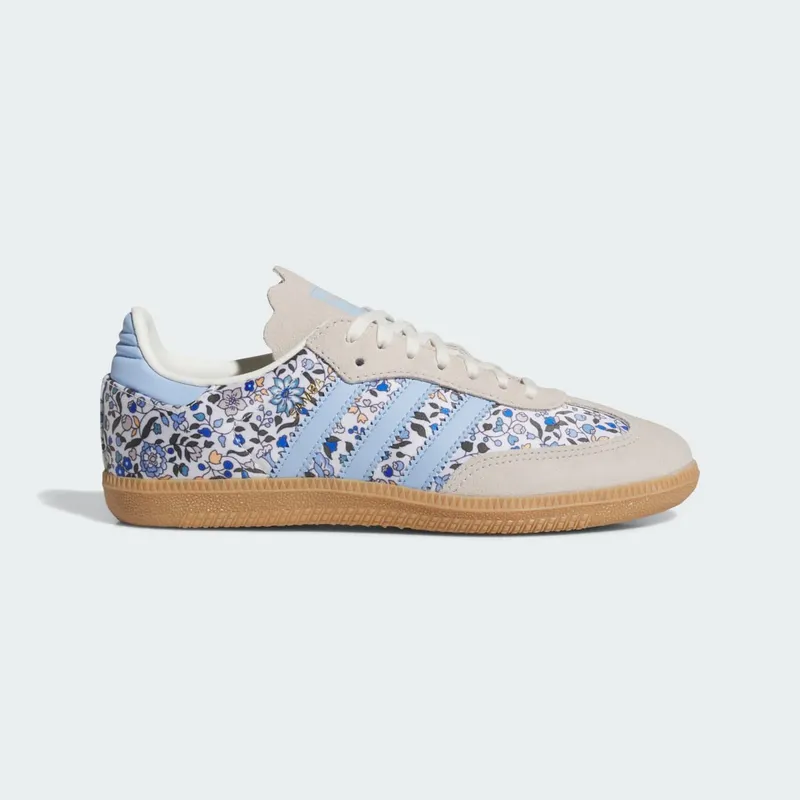Adidas Samba OG x Liberty London Kids Blue / Off White / Gum | JP8080