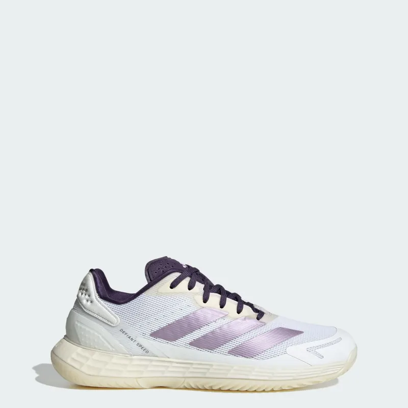 Adidas Defiant Speed 2 Tennisschoenen Cloud White / Powder Plum / Aurora Plum | JQ6350