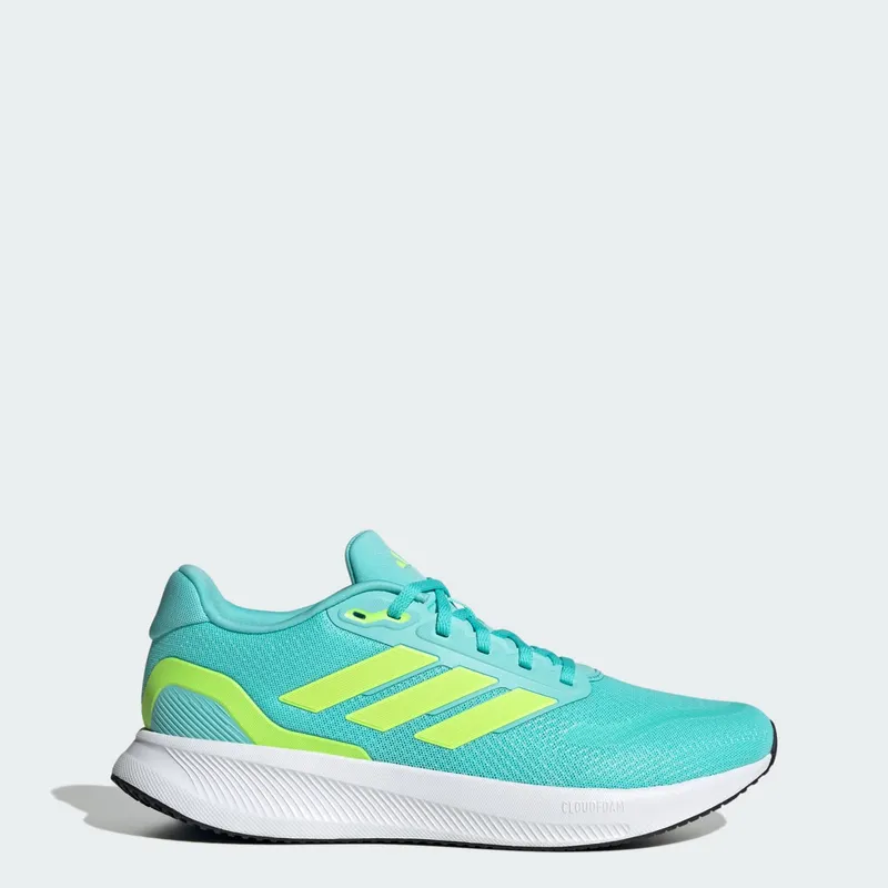 Adidas Runfalcon 5 Hardloopschoenen Flash Aqua / Lucid Lemon / Core Black | JI3387