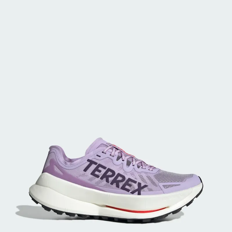 Adidas Terrex Agravic Speed Ultra Trail Running Powder Plum / Aurora Plum / Lucid Red | JQ1616