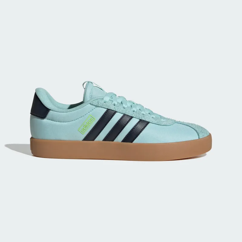 Adidas VL Court 3.0 Semi Flash Aqua / Aurora Ink / Lucid Lemon | JS2057