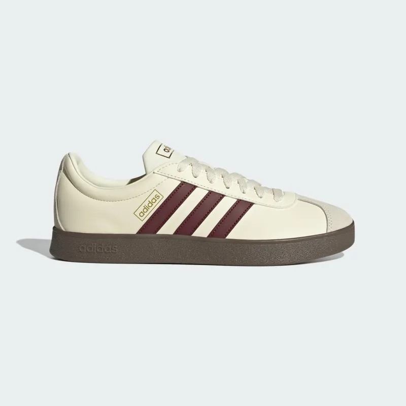 Adidas VL Court Classic Shoes Shadow Red / Shadow Red / Gold Metallic | JH5062