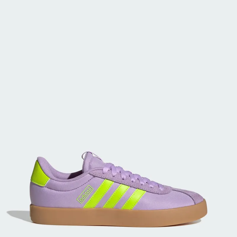 Adidas VL Court 3.0 Powder Plum / Solar Slime / Lucid Lemon | JS2058