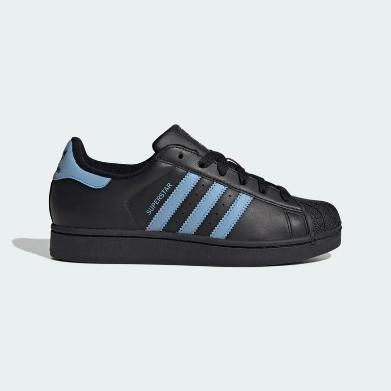 Adidas Superstar II Core Black / Ash Blue / Core Black | JS1338