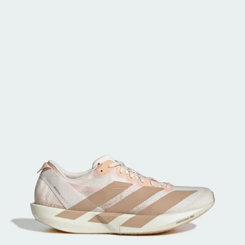 Adidas Adizero Adios 9 Hardloopschoenen Chalk White / Warm Sandstone / Impact Orange | IH5754