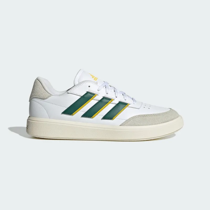 Adidas Courtblock Cloud White / Collegiate Green / Utility Yellow “Cloud White/Collegiate Green/Yellow” | IG6864